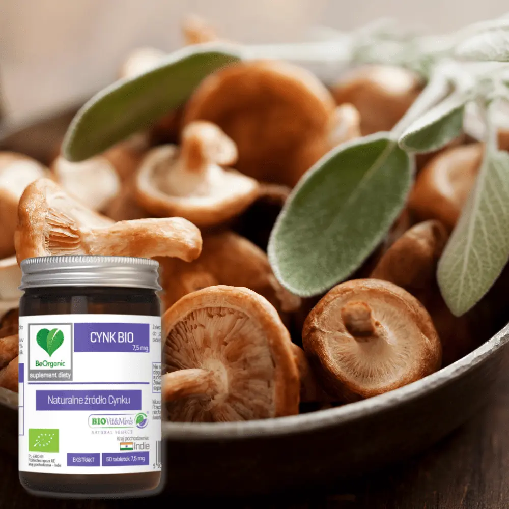 Cynk BIO BeOrganic w tabletkach – dla zdrowych włosów, skóry i odporności — miniatura 4