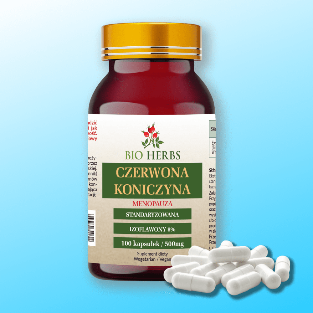 Czerwona Koniczyna Bio Herbs - 100 kapsułek — miniatura 2