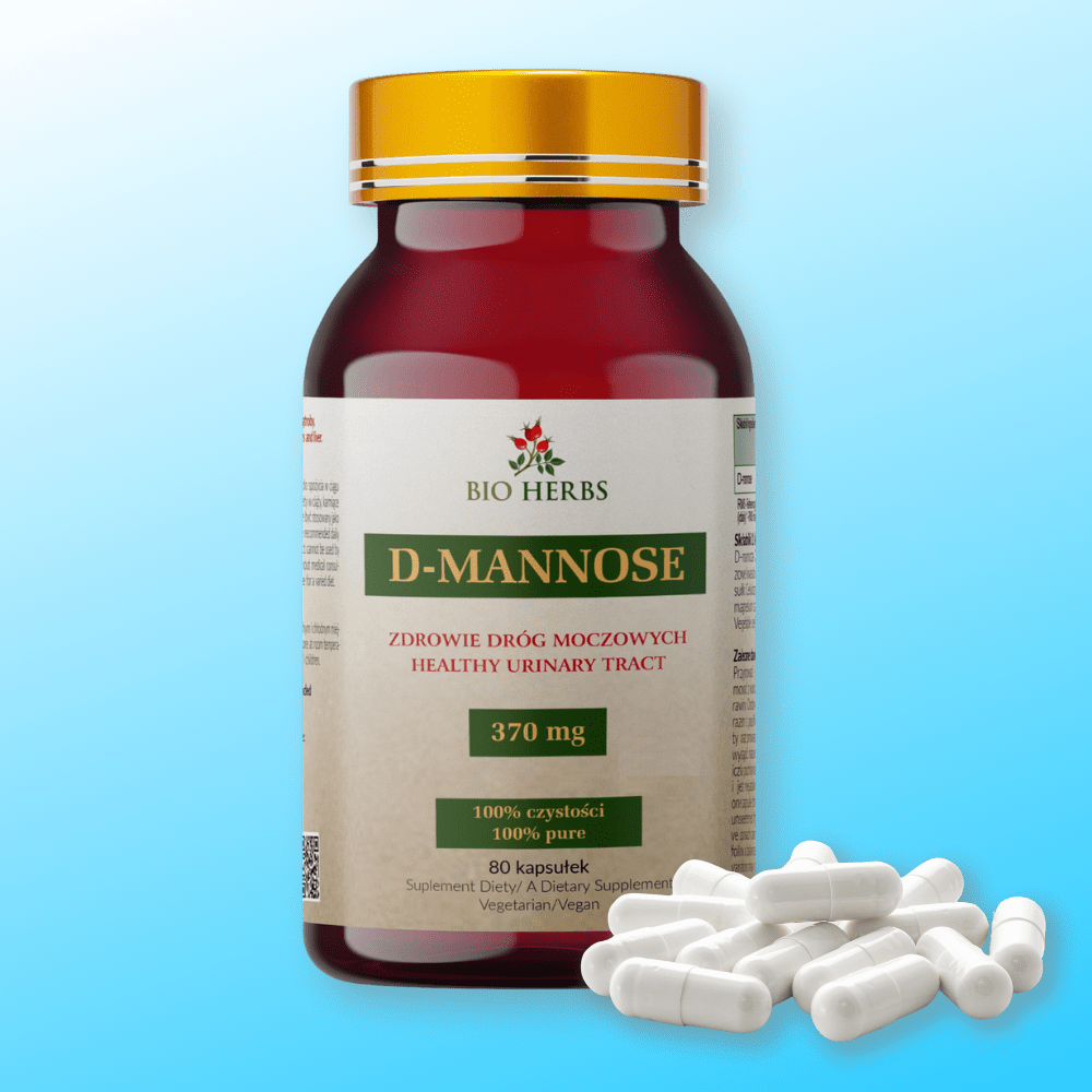 D-mannoza od Bio Herbs - 80 kapsułek — miniatura 2
