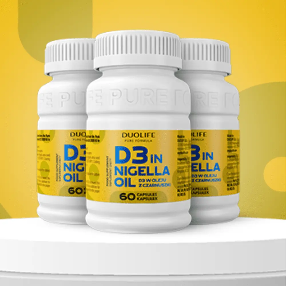 DUOLIFE Witamina D3 w Oleju z Czarnuszki - Wzmocnij Swoje Zdrowie — miniatura 4