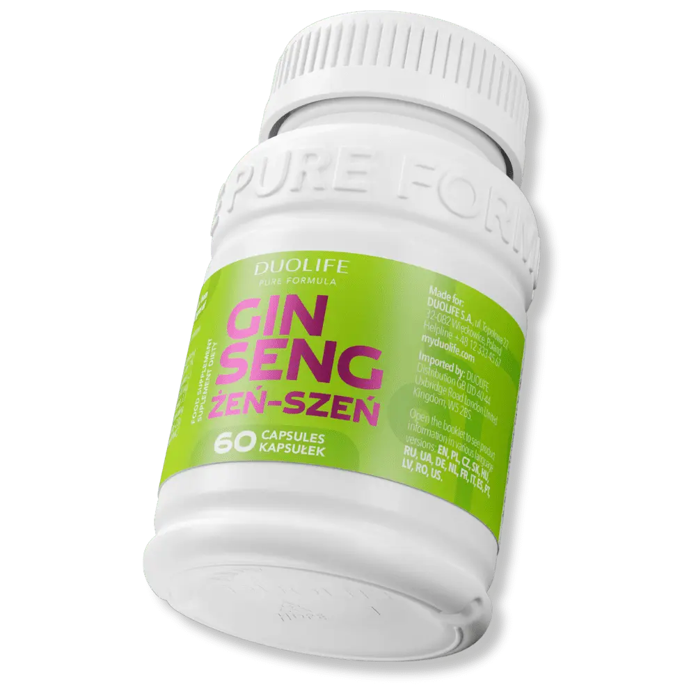 DUOLIFE Żeń-Szeń - Wzmacniający Suplement z Trzech Gatunków Żeń-Szenia — miniatura 3