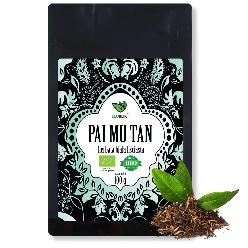 Ecoblik - Herbata  PAI MU TAN 100g luz EKO — miniatura 2