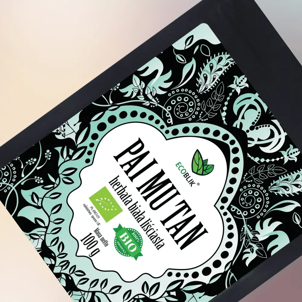 Ecoblik - Herbata  PAI MU TAN 100g luz EKO — miniatura 3