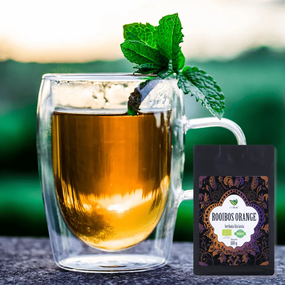 Ecoblik - Herbata  ROOIBOS ORANGE 100g luz EKO — miniatura 4