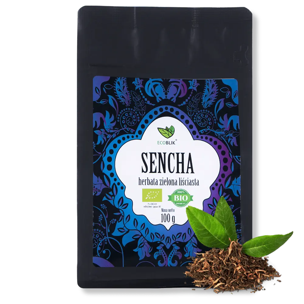 Ecoblik - Herbata  SENCHA 100g luz EKO — miniatura 2