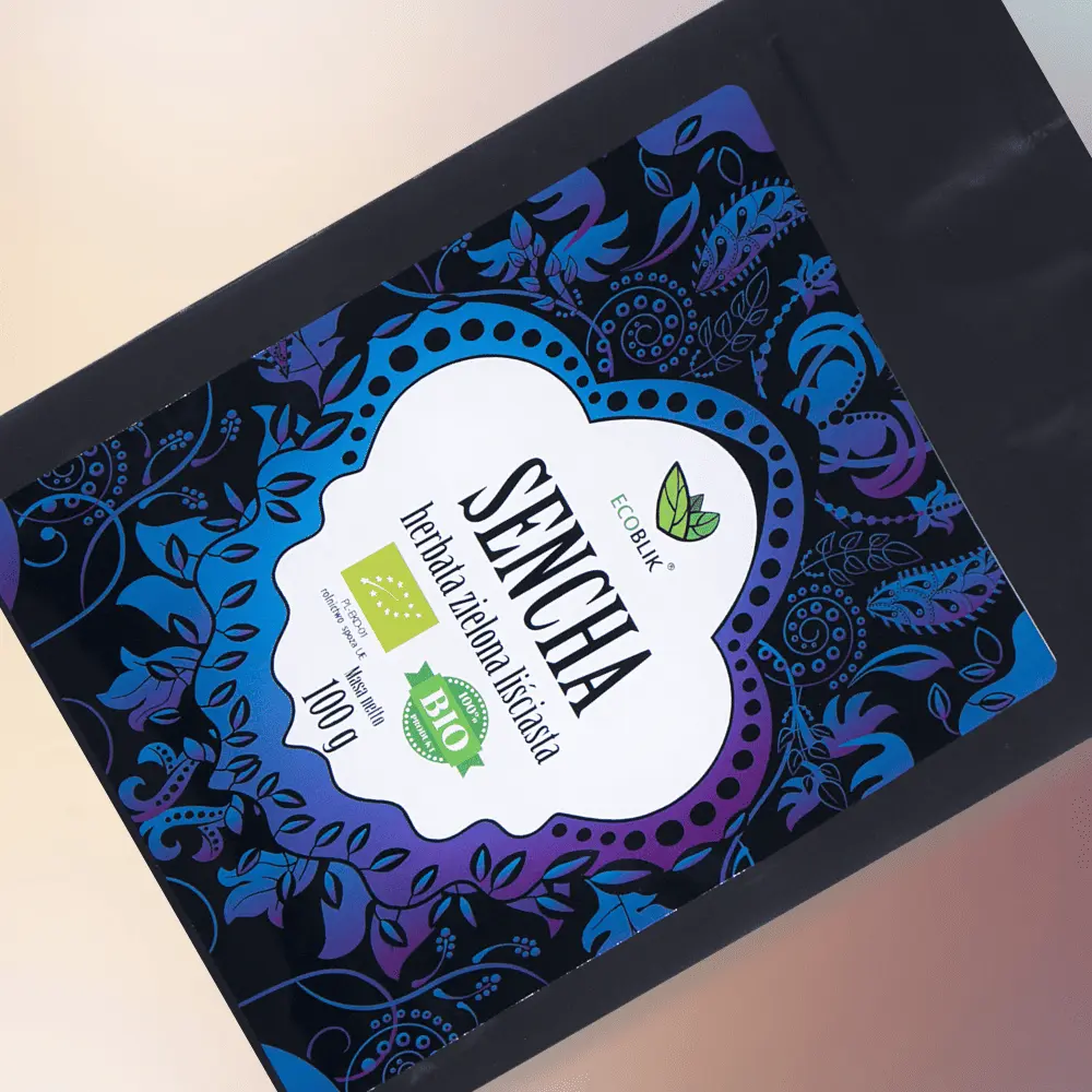 Ecoblik - Herbata  SENCHA 100g luz EKO — miniatura 3
