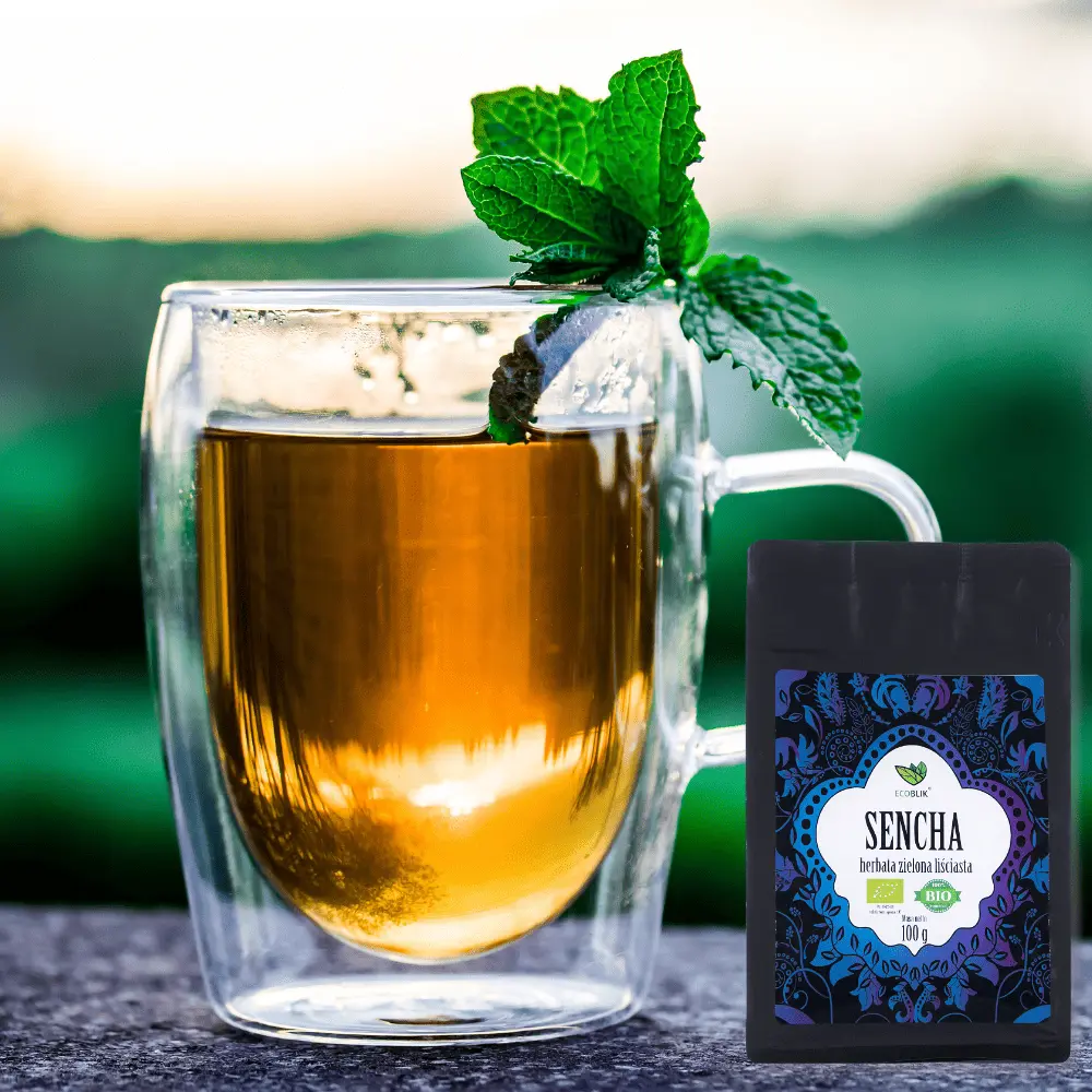 Ecoblik - Herbata  SENCHA 100g luz EKO — miniatura 4