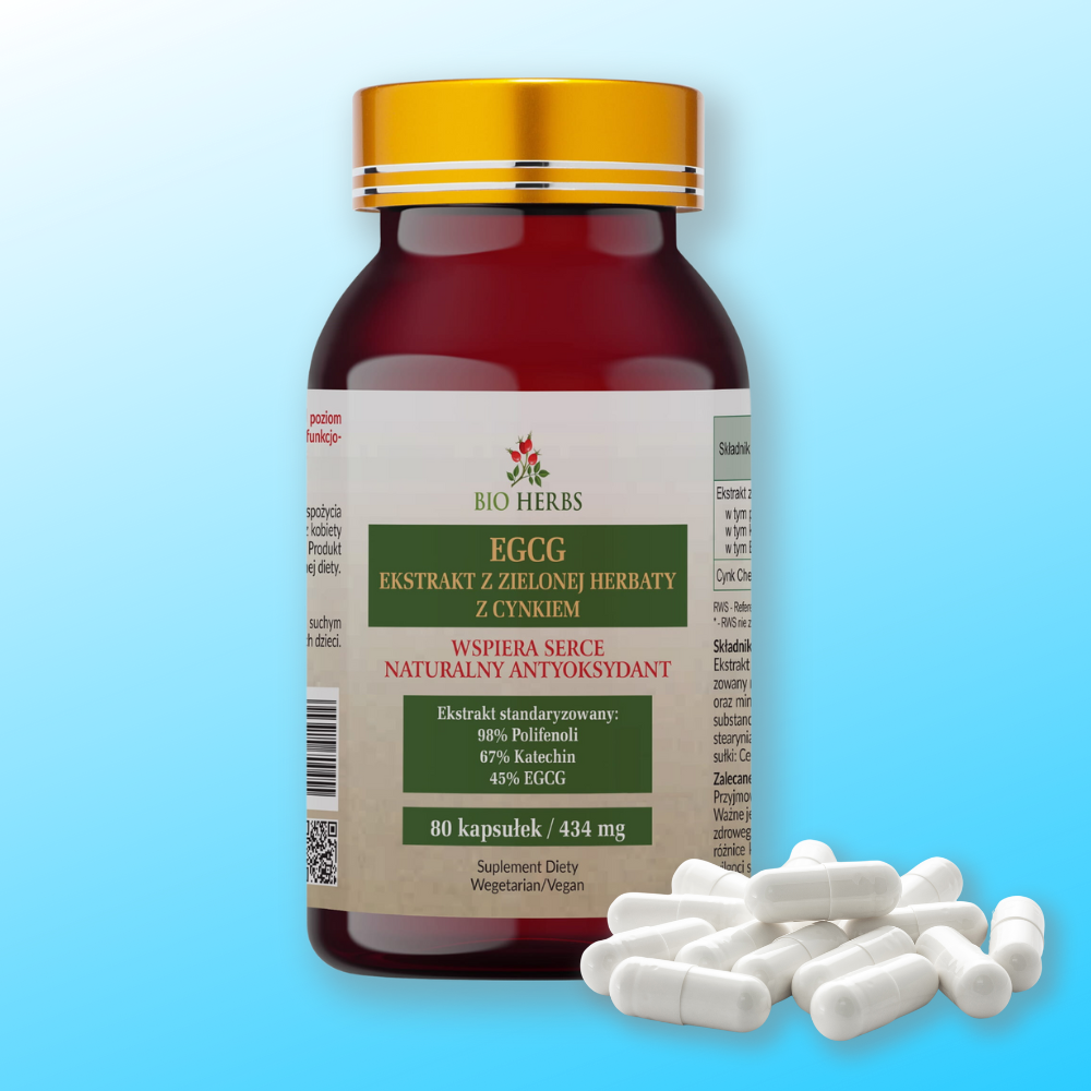 EGcG Zielona Herbata z Cynkiem Bio Herbs — miniatura 2