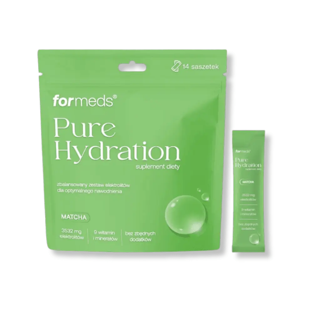 Elektrolity Pure Hydration Matcha Formeds saszetki 14 szt. hipotonik z witaminami B — miniatura 2