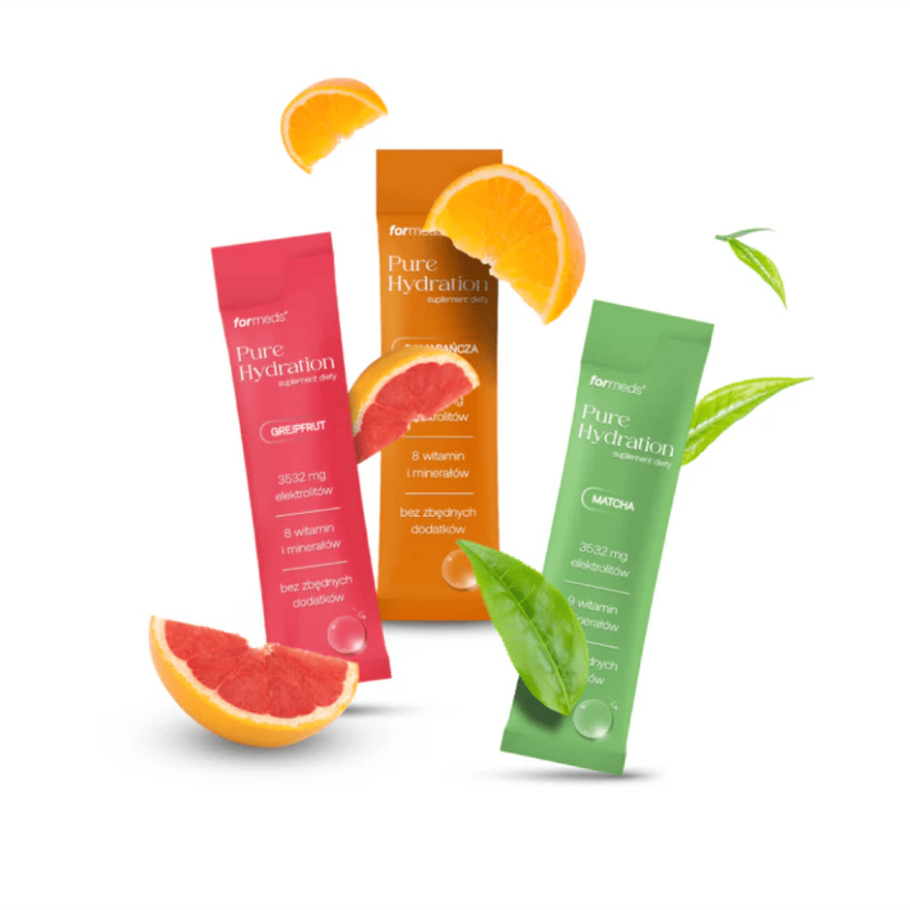 Elektrolity Pure Hydration Matcha Formeds saszetki 14 szt. hipotonik z witaminami B — miniatura 4