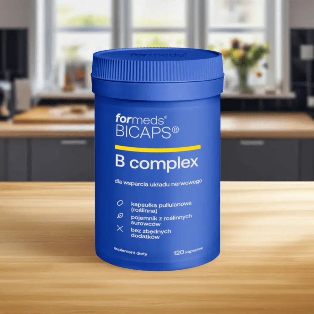 ForMeds Bicaps B COMPLEX - Energia i Zdrowy Układ Nerwowy - 60 Kapsułek WEGE — miniatura 4