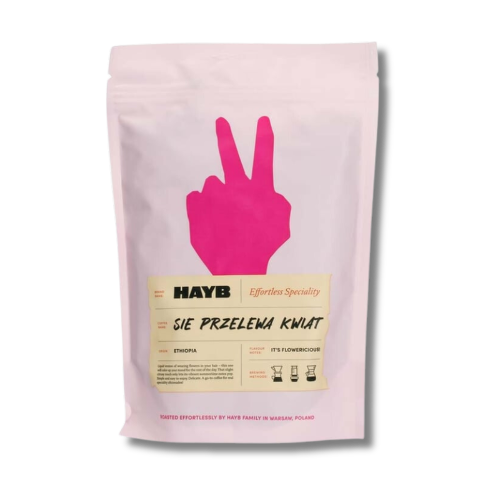 HAYB Się Przelewa Kwiat - Kawa ziarnista z Etiopii o kwiatowym aromacie - 1 kg