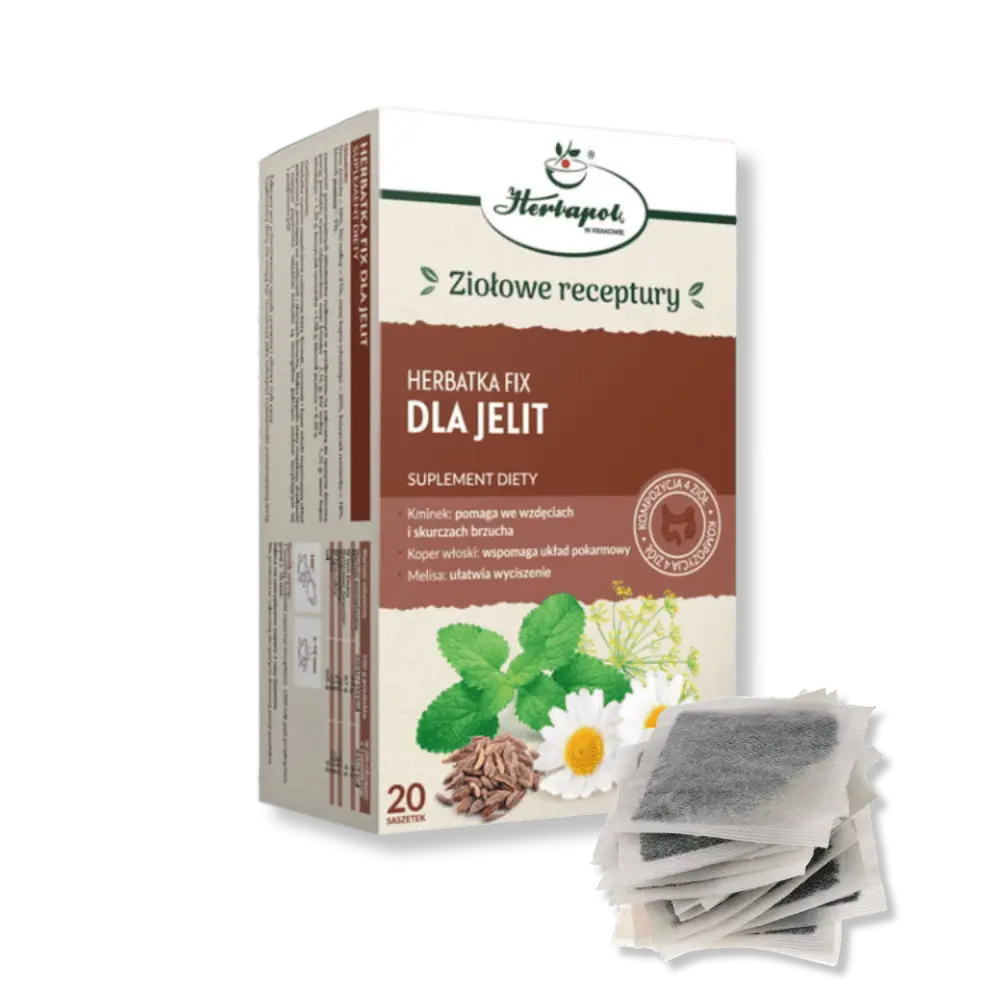 Herbatka fix DLA JELIT – Herbapol - Naturalne wsparcie dla jelit — miniatura 2