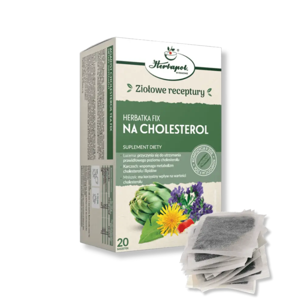 Herbatka fix NA CHOLESTEROL – Herbapol - Naturalne wsparcie dla cholesterolu — miniatura 2