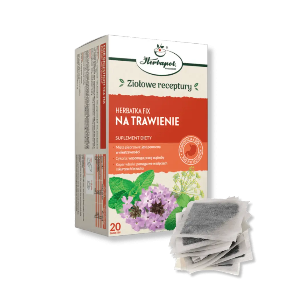 Herbatka fix NA TRAWIENIE – Herbapol - Naturalne wsparcie dla trawienia — miniatura 2
