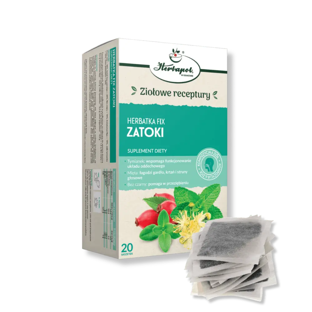 Herbatka fix ZATOKI – Herbapol - Naturalne wsparcie dla zdrowia zatok — miniatura 2