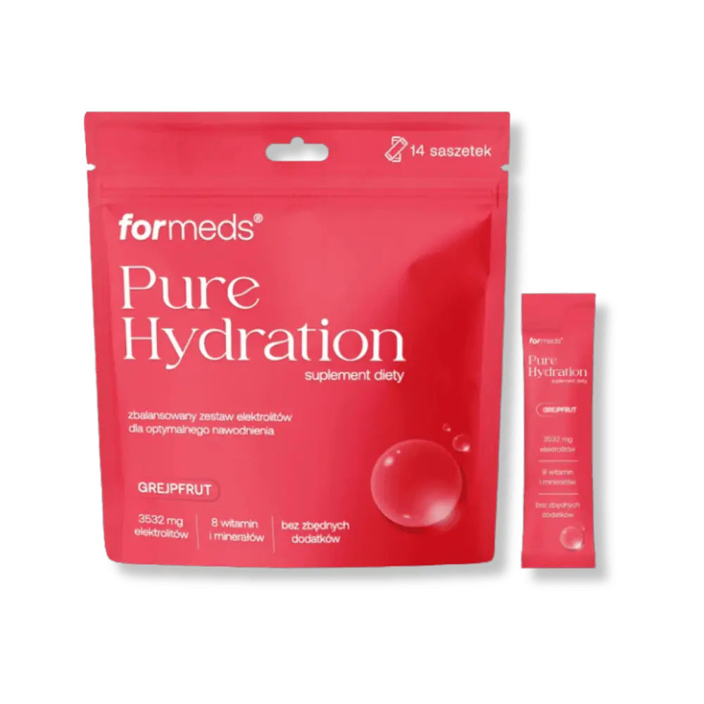 Hipotonik w saszetkach Pure Hydration Grejpfrut Formeds 14 szt. elektrolity z witaminami B — miniatura 2