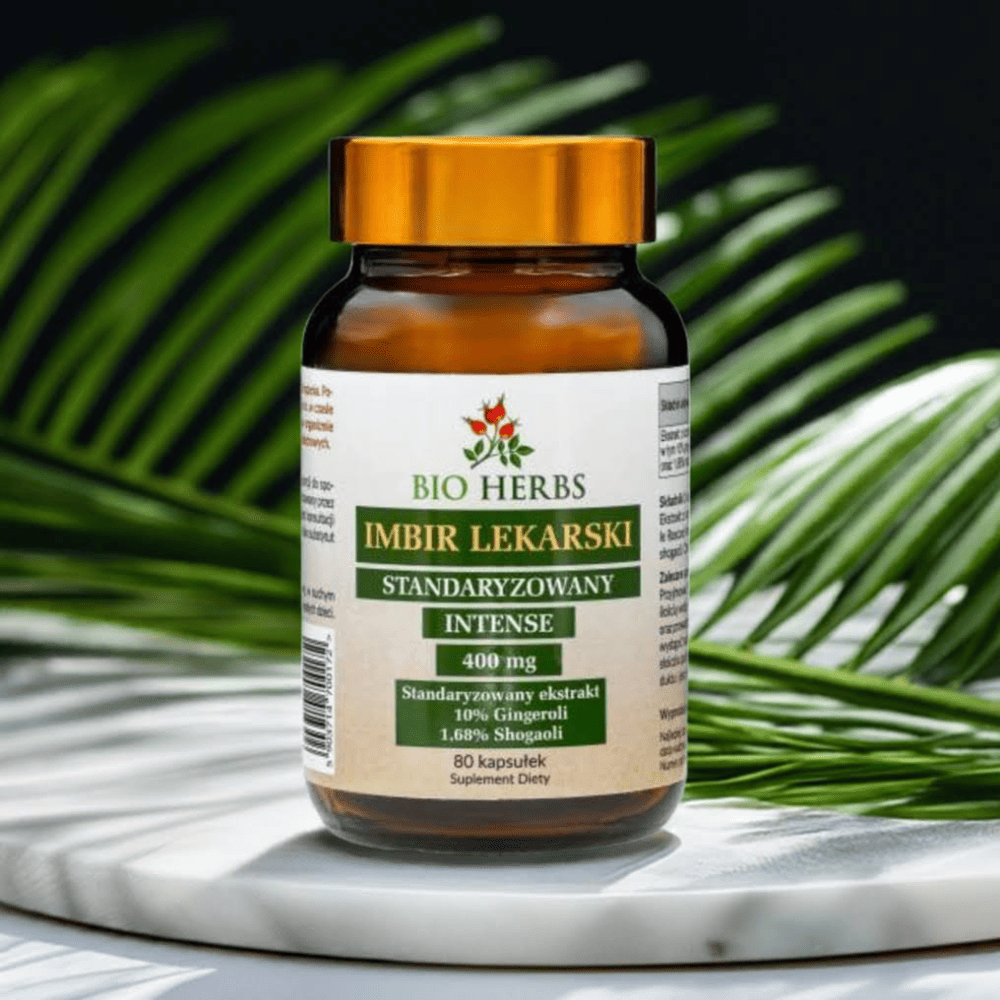 Imbir Lekarski Bio-Herbs - Ekstrakt standaryzowany na 10% gingeroli - 80 kapsułek — miniatura 3