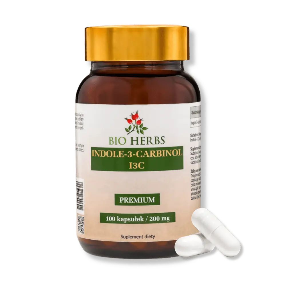 Indole-3-Carbinol Premium I3C Bio Herbs – Naturalne Wsparcie Równowagi Hormonalnej — miniatura 2