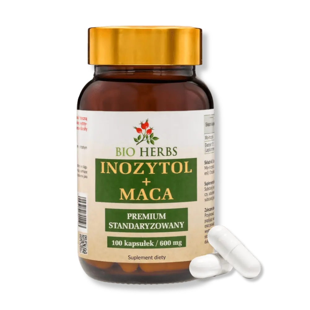 Inozytol + Maca Premium Bio Herbs – Suplement dla Zdrowia Komórkowego i Wsparcia Witalności — miniatura 2