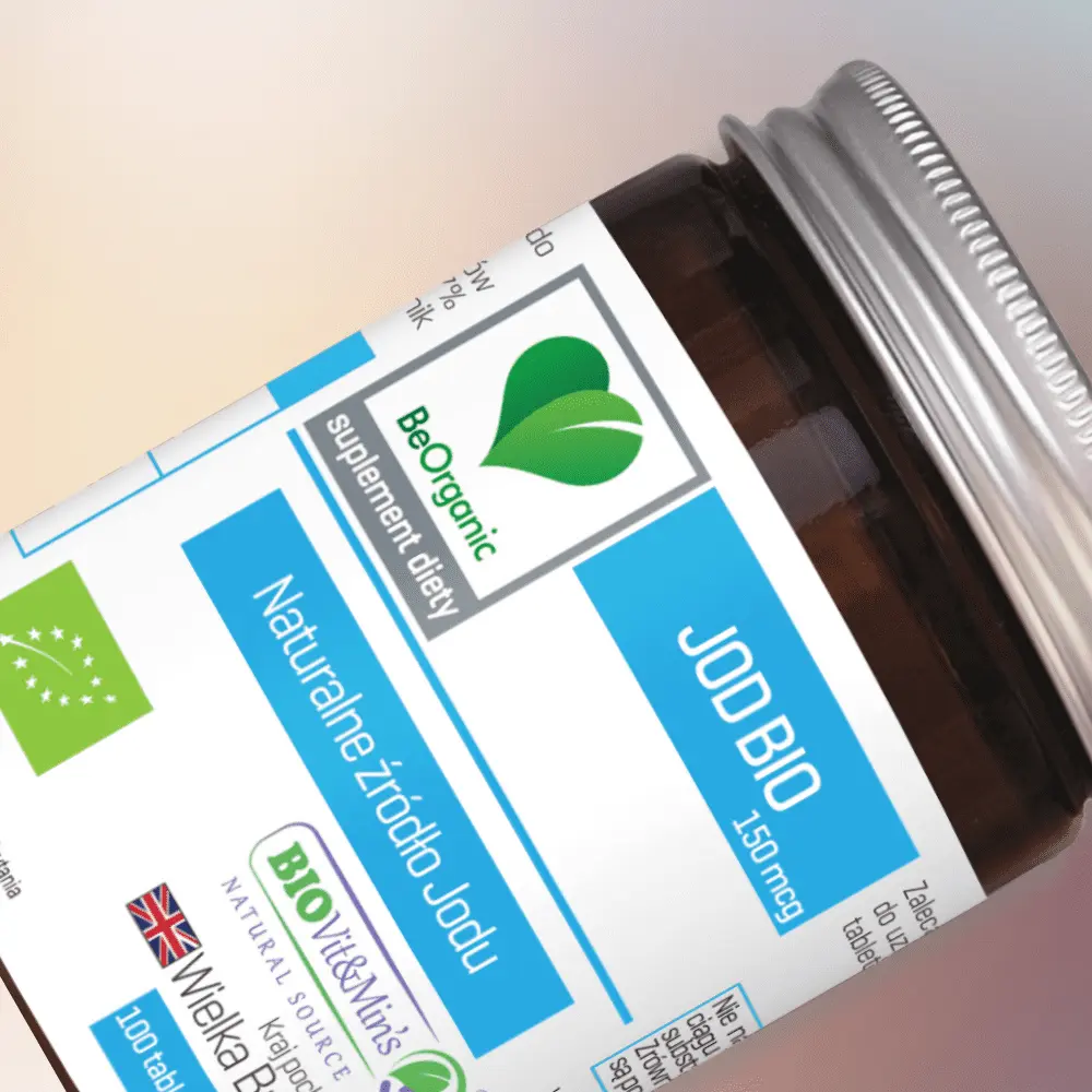 Jod BIO Beorganic w tabletkach – dla zdrowej tarczycy i prawidłowego metabolizmu — miniatura 3