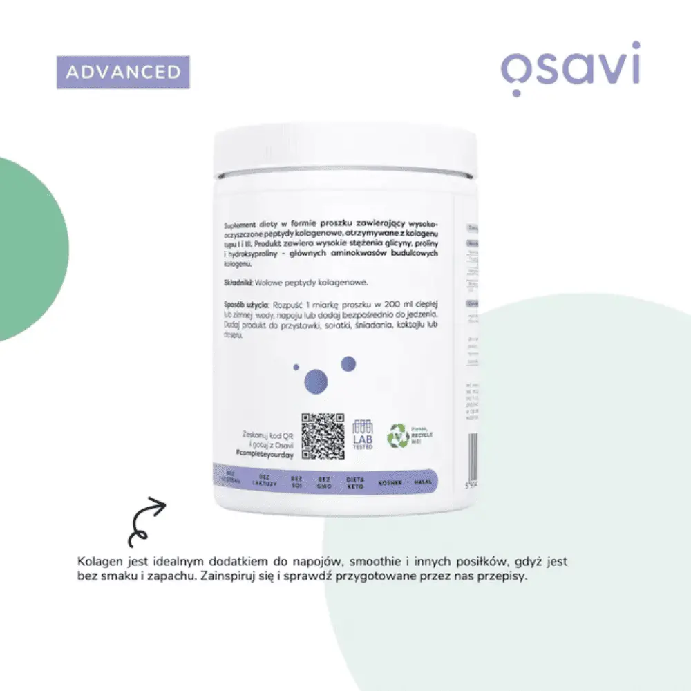 Kolagen Typu I i III Osavi – Wsparcie dla Twojej skóry, włosów i stawów ✨💪 — miniatura 7