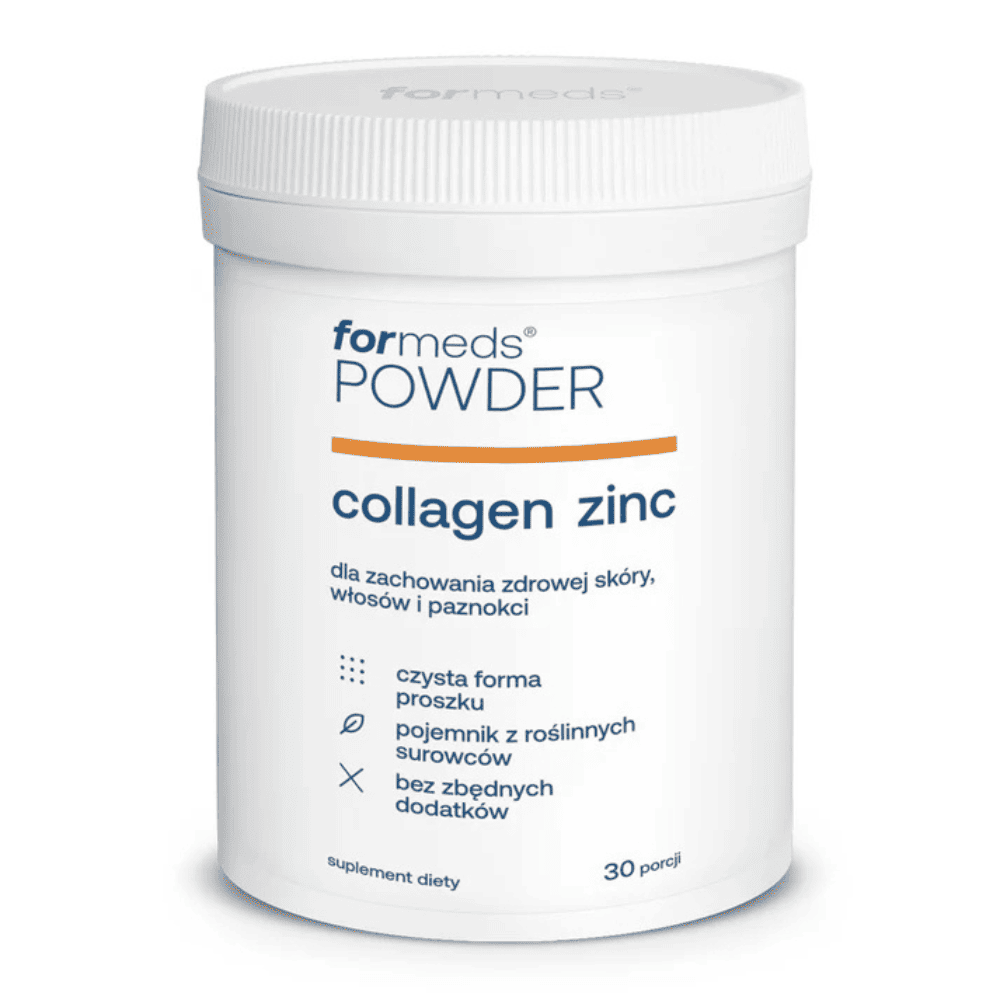 Kolagen z cynkiem Formeds Powder Collagen Zinc - 5000 mg (30 porcji) — zdjęcie 1