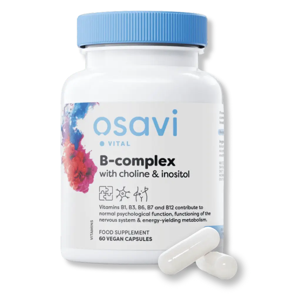 Kompleks B z Choliną i Inozytolem od OSAVI - Wegańskie Wsparcie dla Twojego Zdrowia — miniatura 2