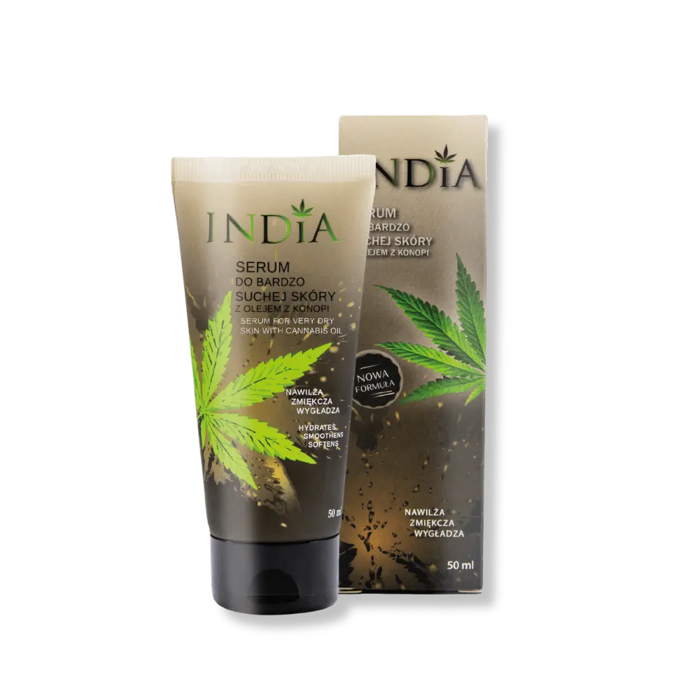 Konopne Serum z olejem konopnym dla suchej skóry - ukojenie spierzchniętej skóry (50 ml) — zdjęcie 1