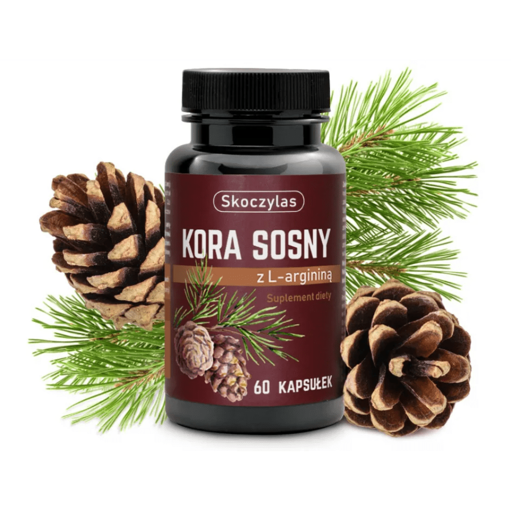 Kora sosny z L-argininą OPC Skoczylas – 60 kaps. — miniatura 2