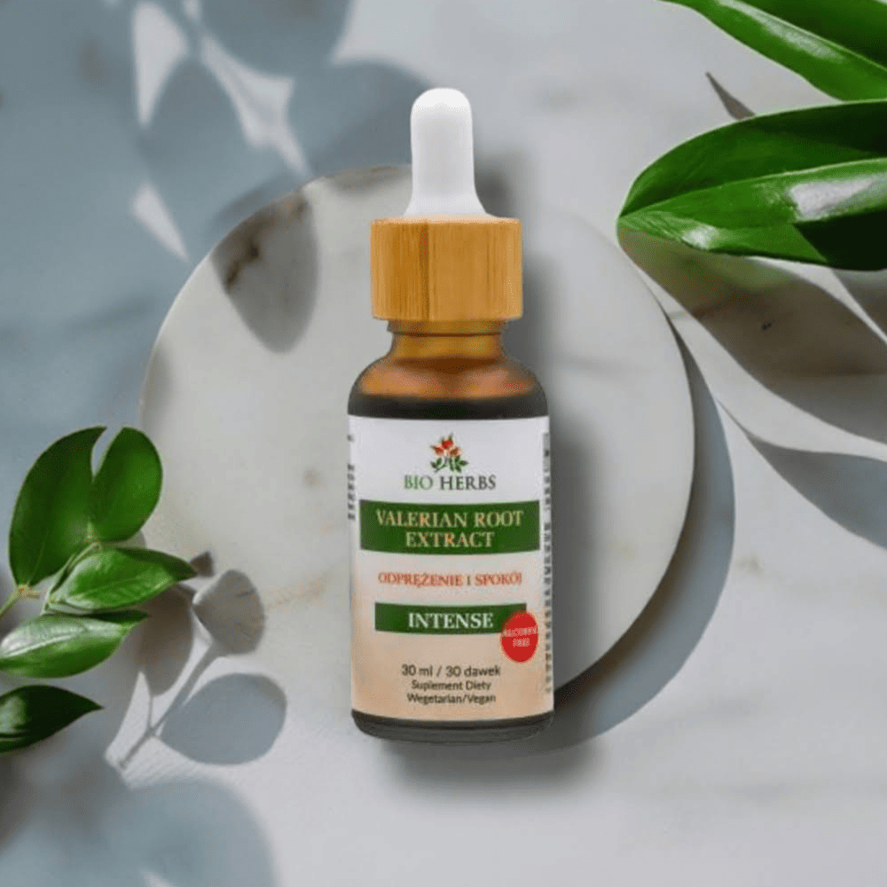 Kozłek Lekarski (Valerian Root) Krople Bio-Herbs - Ekstrakt Homogenizowany 30 ml - Na Sen i Ukojenie Nerwów — miniatura 3