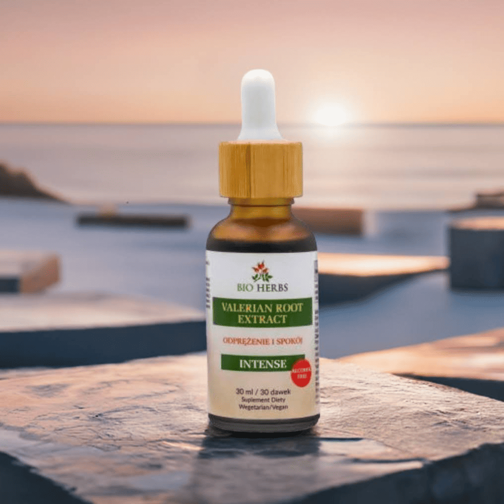 Kozłek Lekarski (Valerian Root) Krople Bio-Herbs - Ekstrakt Homogenizowany 30 ml - Na Sen i Ukojenie Nerwów — miniatura 4