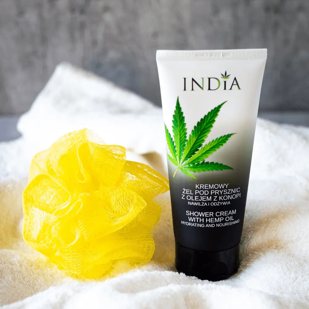 Kremowy żel pod prysznic z olejem konopnym - delikatna pielęgnacja dla skóry wrażliwej! (200 ml) — miniatura 3