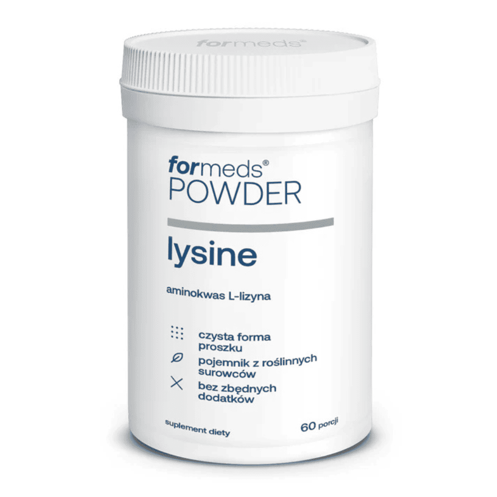 L-Lizyna (Lysine) Proszek 100g | Formeds POWDER - Kolagen, Odporność, Czysty Skład — zdjęcie 1