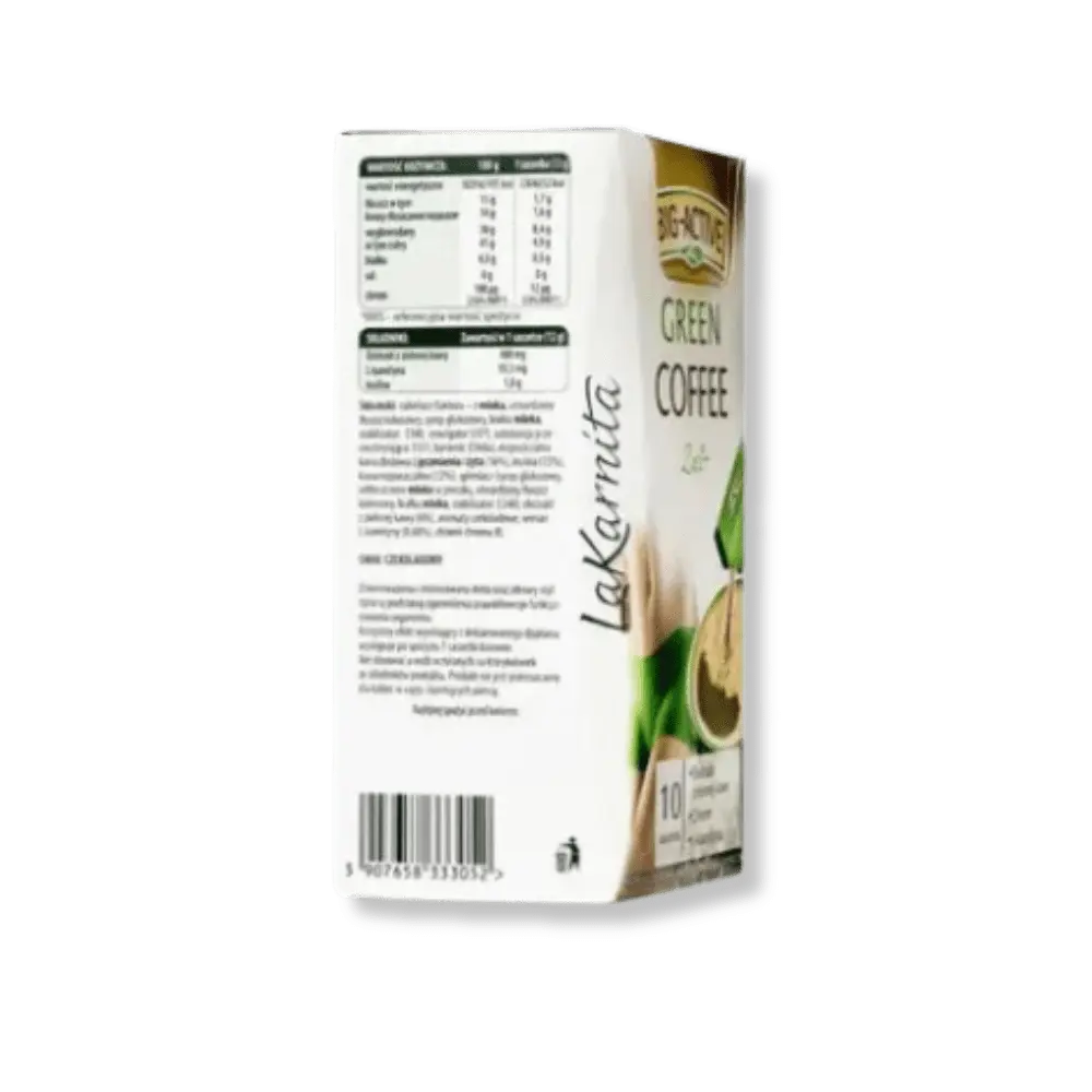 La Karnita GREEN COFFEE 2w1+ – Rozpuszczalny napój kawowy z chromem — miniatura 3