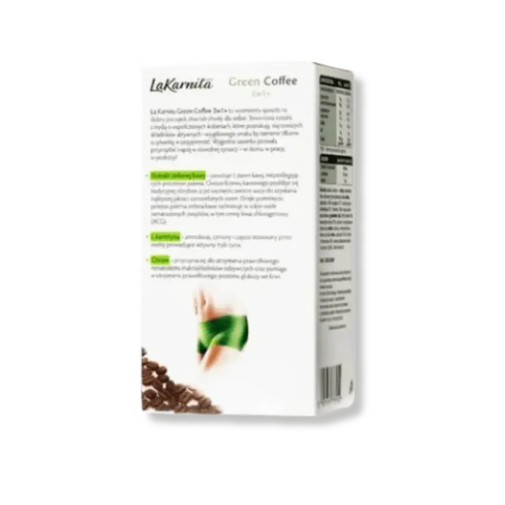 La Karnita GREEN COFFEE 2w1+ – Rozpuszczalny napój kawowy z chromem — miniatura 4