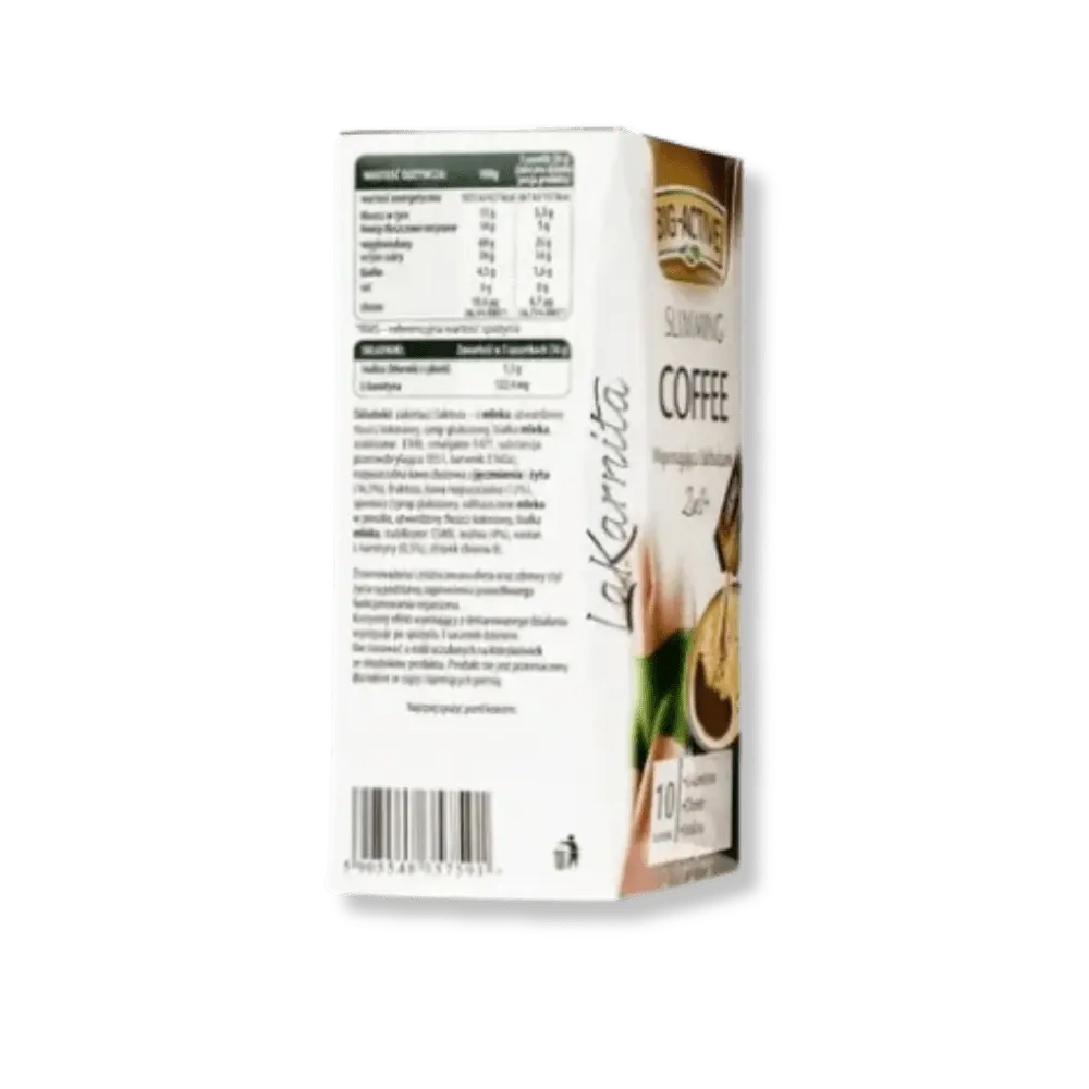 La Karnita SLIMMING COFFEE 2w1+ – Wspomagający odchudzanie napój kawowy — miniatura 4