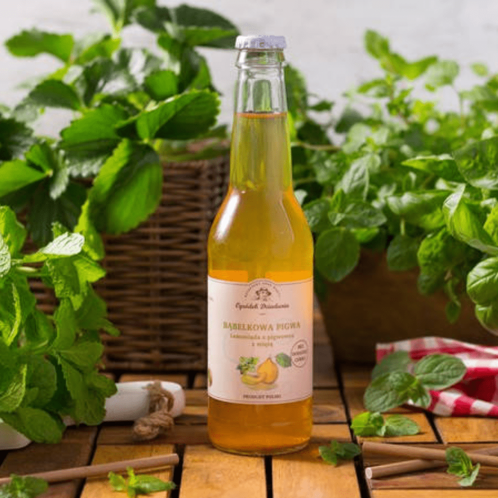 Lemoniada Pigwowa z Miętą z Ogródka Dziadunia — miniatura 2