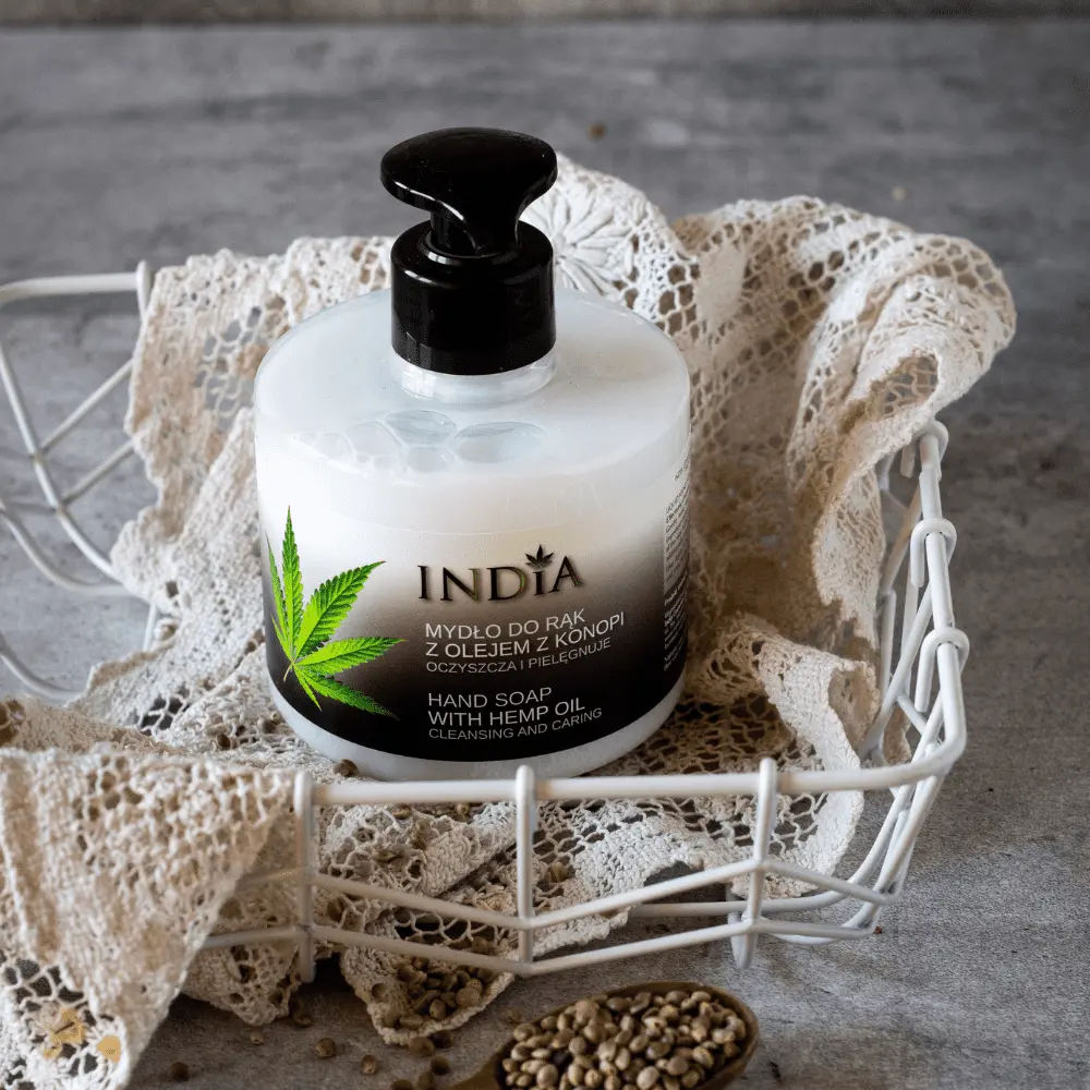 Naturalne Mydło w Płynie z Olejem Konopnym - Delikatna Pielęgnacja 300 ml — miniatura 3