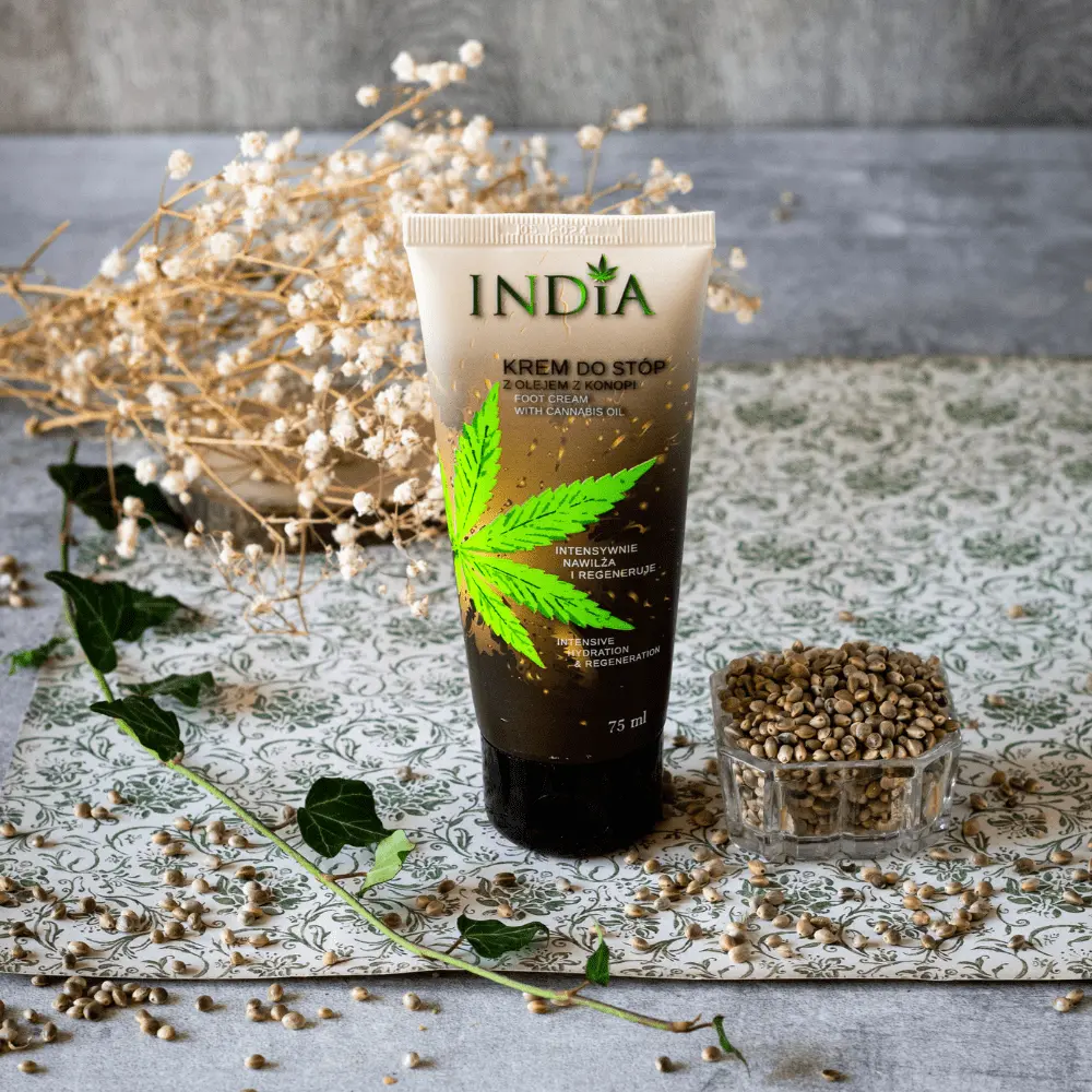 Ochronny Krem do Stóp na bazie oleju konopnego - odżywcza ochrona (75 ml) — miniatura 2