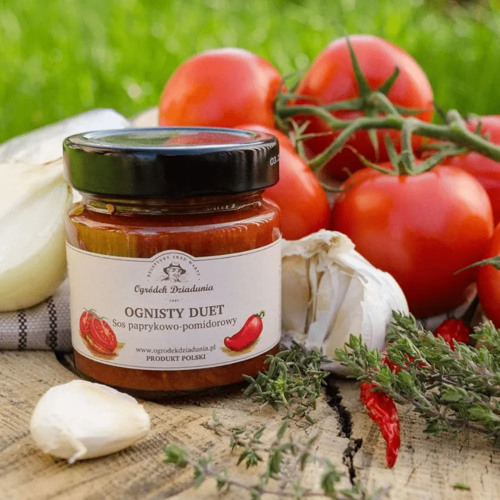 Ognisty Duet - Sos paprykowo-pomidorowy Ogródek Dziadunia — miniatura 3