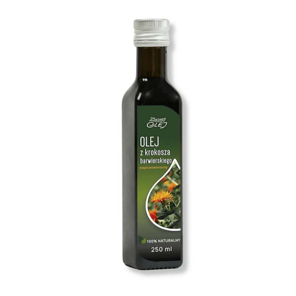 Olej z Krokosza Barwierskiego Zielony Olej 🌿 tłoczony na zimno - dla pięknej skóry i zdrowej odporności — zdjęcie 1