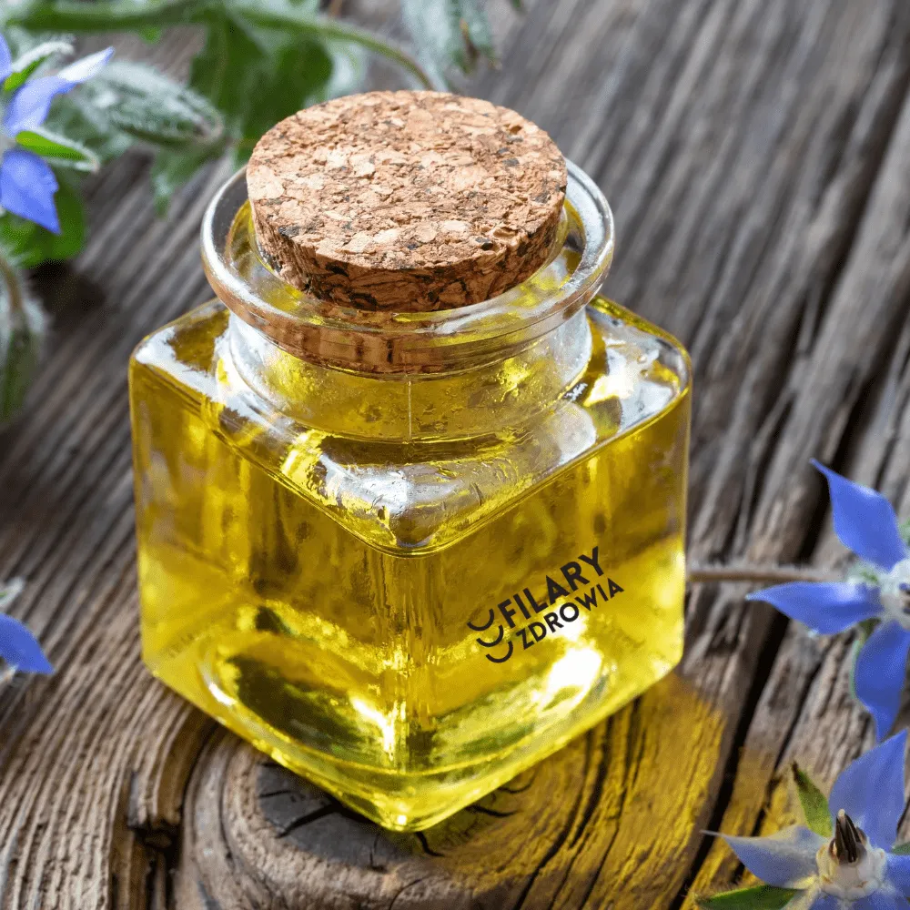 Olej z Ogórecznika Lekarskiego Zielony Olej  naturalne wsparcie dla Twojej skóry i stawów — miniatura 2