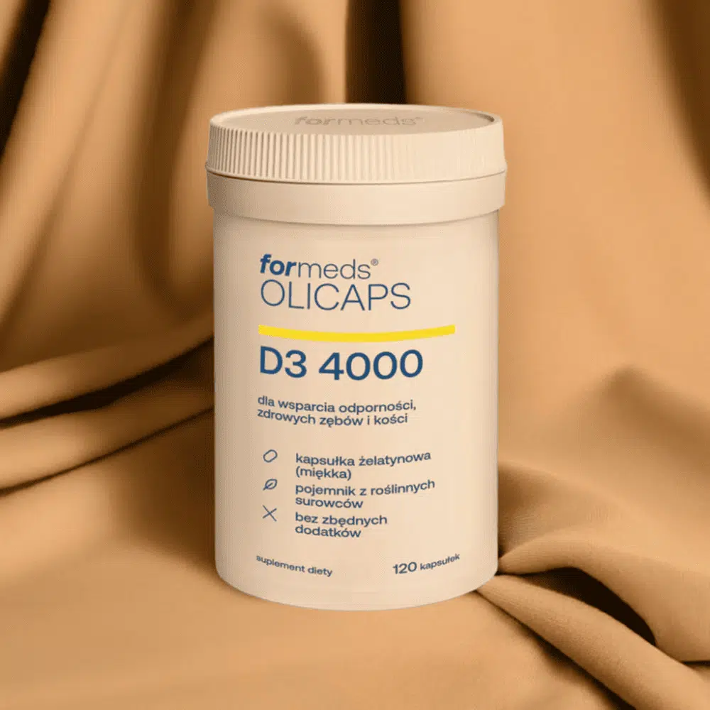 Olicaps D3 4000 - Witamina D3 w Oleju (60 kapsułek) - Formeds — miniatura 2
