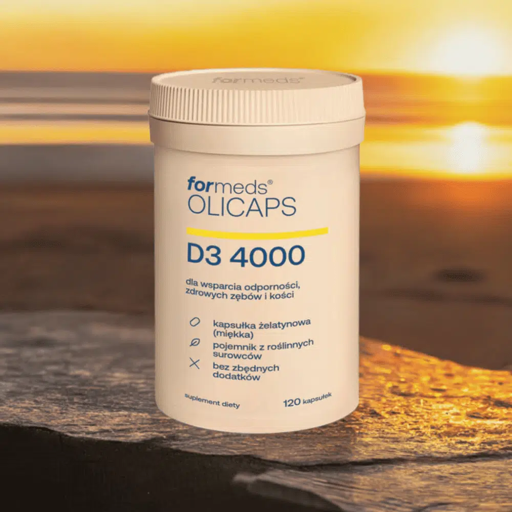 Olicaps D3 4000 - Witamina D3 w Oleju (60 kapsułek) - Formeds — miniatura 4