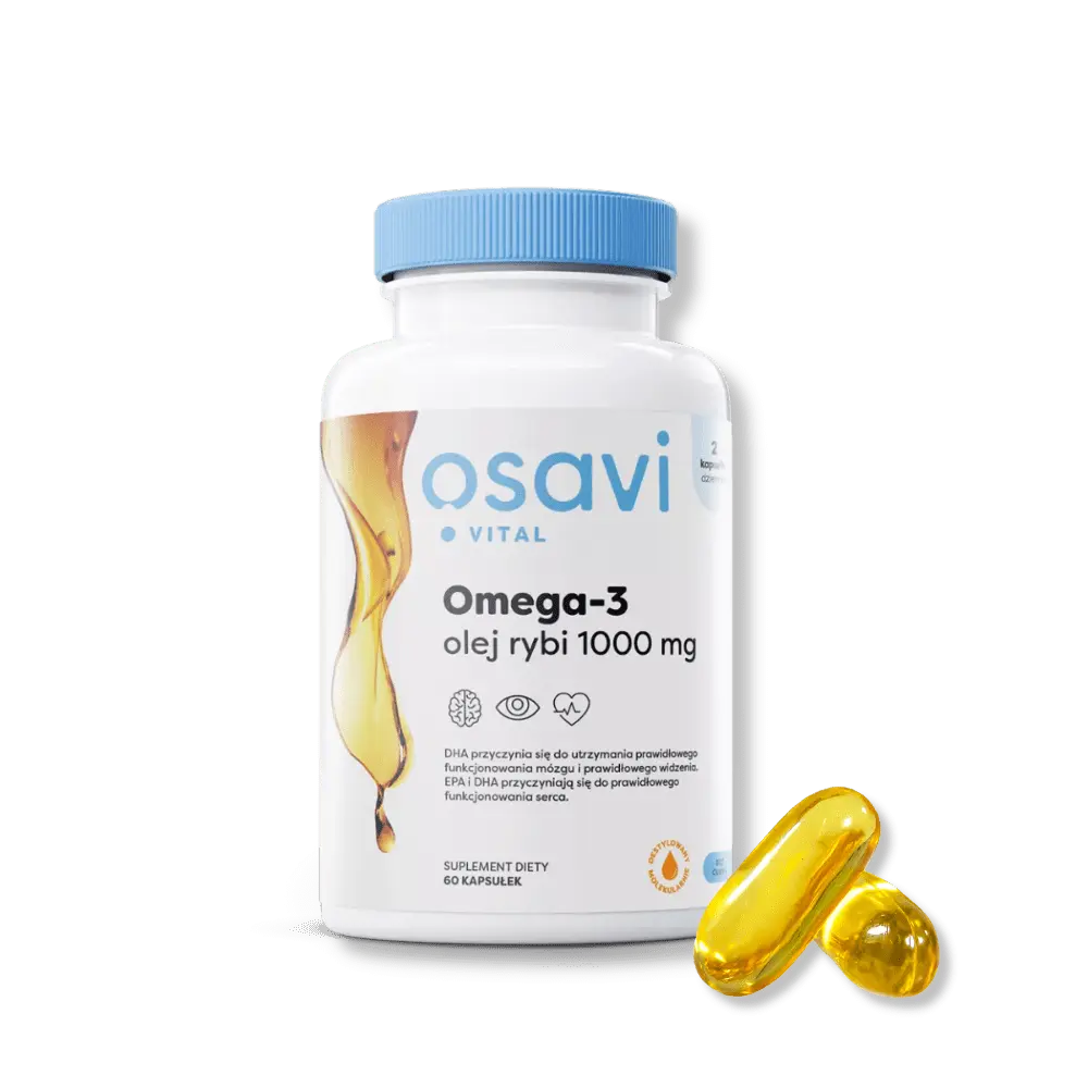 Omega 3 Olej Rybi Molecularly Distilled od OSAVI - Czyste Wsparcie dla Twojego Zdrowia — miniatura 2