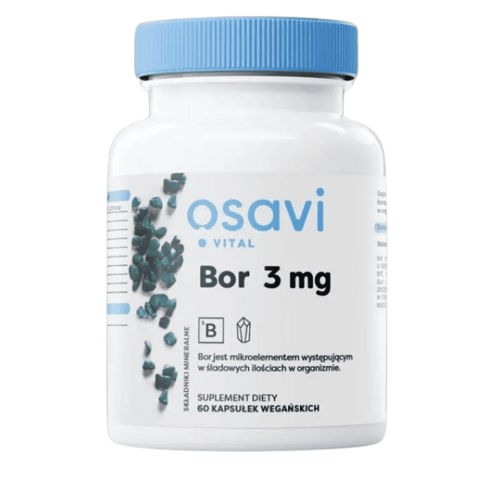 Osavi Bor 3 mg - 60/120 Kapsułek Vege, Zdrowie Kości i Hormonów — zdjęcie 1