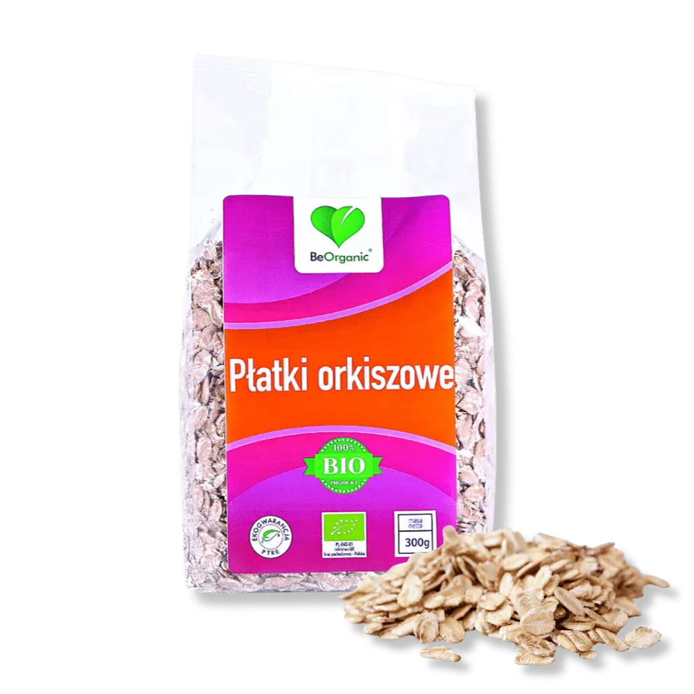 Płatki Orkiszowe BeOrganic – Zdrowe i Pożywne Śniadanie — miniatura 2