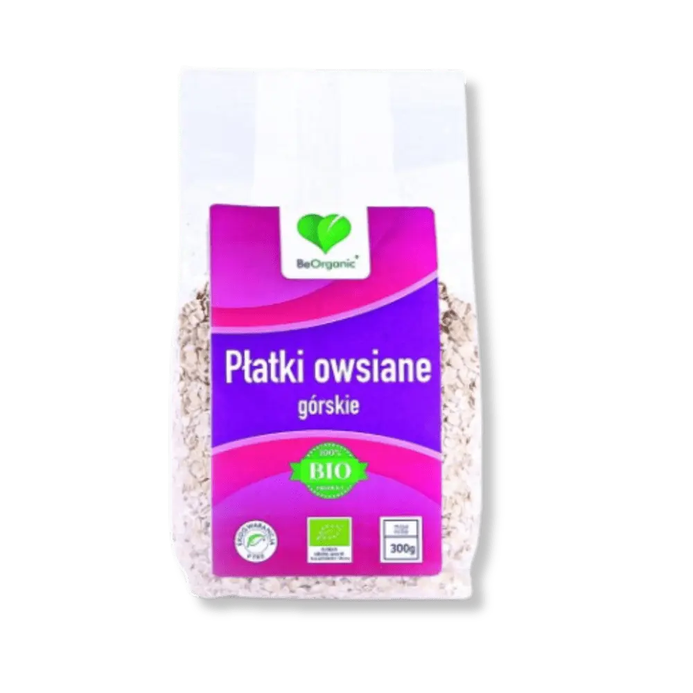 Płatki Owsiane Górskie BeOrganic – Twój Naturalny Początek Dnia — zdjęcie 1
