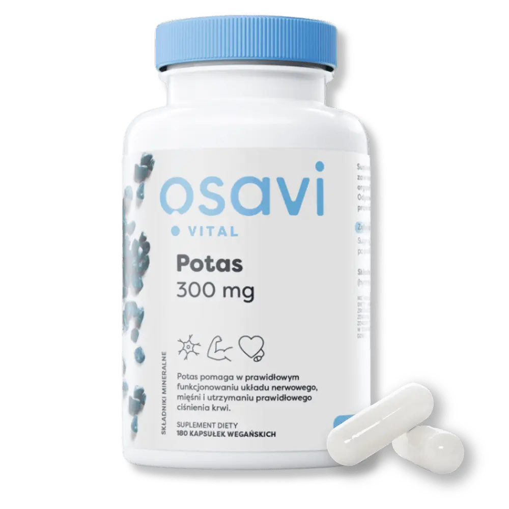 Potas 300 mg od OSAVI - Wsparcie dla Mięśni i Układu Nerwowego — miniatura 2